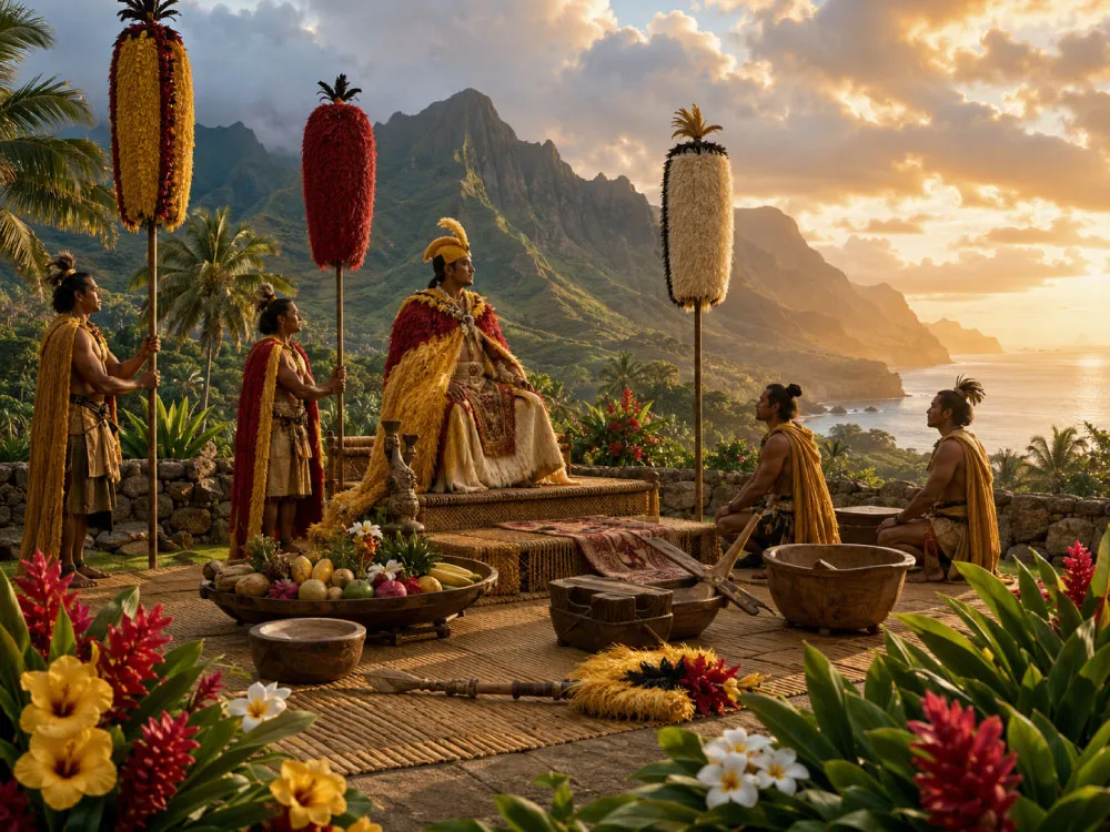 Hawaiian Honoring the King