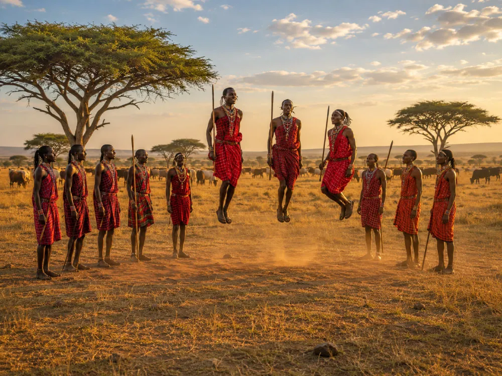 Maasai Find the difference game