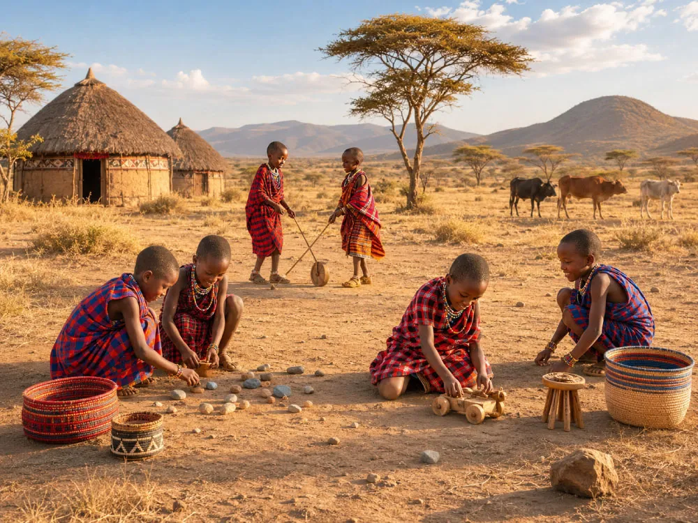 Maasai Children of the Savanna